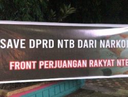 Pesan Moral, “Save DPRD NTB dari Narkoba” Penuhi Kota Mataram dan Lobar