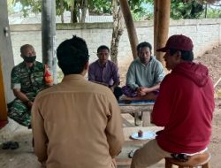 Hidrometeorologi di Musim Penghujan Mengintai, Babinsa Kabul Keliling Berikan Himbauan
