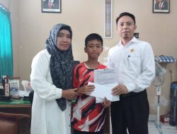 Lalu. Muh. Rafi Ependi Santri MIN I Loteng, Pamit