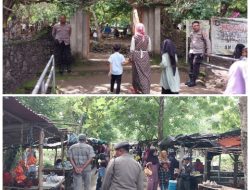 Penziarah Makam Wali Nyatok Membeludak, Polsek Pujut Turun Berikan Pengamanan