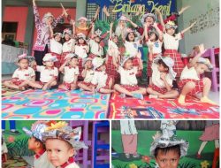 TK BK, Tutup Program Januari Dengan Kreasi Buat Topi