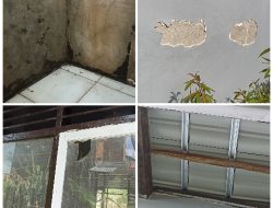 Hasil Rehab Ringan Pustu Landah, Sudah Rusak