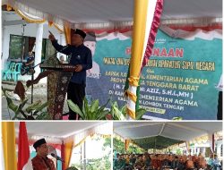 H. Zamroni, Temui ASN Kemenag Loteng