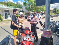 Sat Lantas Polres Loteng, Bidik WNA Tertib Berlalulintas