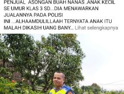 Keren, Warganet Puji Kebaikan, Anggota Satlantas Polres Loteng AIPDA SUPRIADI