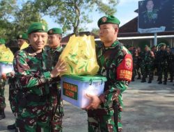 Personil Kodim 1620, Dapat Perlakuan Khusus Dari Kasad Jelang Idul Fitri