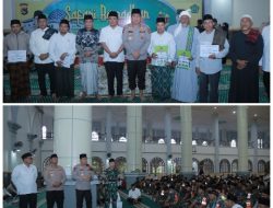 Kapolres Loteng Terima Kunjungan dan Safari Ramadhan Kapolda NTB di Masjid Agung