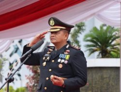 Terakhir Kapolres Loteng, Pimpin Upacara Hari Bhayangkara Ke 77