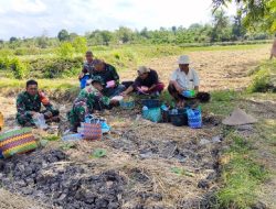 Dari TMMD ke 117: Warga Mujur  Bahagia Sumringah Berkumpul Bersama TNI di Lokasi TMMD