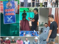 Meriahkan HUT RI, Pengurus Masjid AT-TAQWA Bersama Barber Sabrian S, Buka Donasi Amal Jariah Lewat Cukuran
