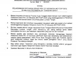Kapolda NTB Keluarkan Maklumat Jelang MotoGP, Sekdes Sengkol: Terimakasih Pak Kapolda, Kami Siap Sukseskan