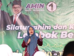 Safari Ke Lombok, Nyai Djuwairiyah Fawaid Ajak Menangkan AMIN