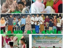 “Ramadhan Asyik Bersama Gusmen” DWP Kanwil Kemenag NTB, Keliling Bagi Bagi Paket Sembako