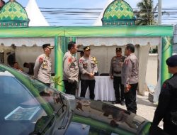 Kapolres Loteng Dampingi Tim Was Ops Tinjau Pos Pengamanan di Praya