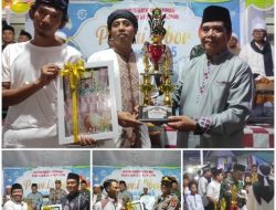 Pemdes Mujur dan Remaja Masjid Hidayaturrahman, Gelar Lomba Pawai Obor dan Takbiran