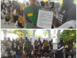 BAZNAS Loteng Bagi Bagi Daging Qurban, Untuk Ribuan Yatim Piatu dan Pakir Miskin