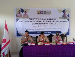 Kasman Terpilih Jadi Ketua Saka Pramuka WBB Loteng