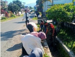 Babinsa, Perangkat Desa dan KKP UIN, Nyemplung Ke Got