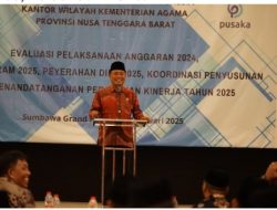 Kepala Kanwil Kemenag NTB, Serahkan DIPA 2025