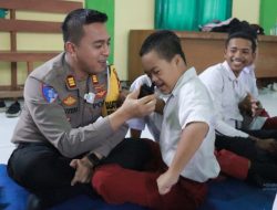 Anak Anak Difabel, Juga Dapat Edukasi Berlalu Lintas Dalam Giat Operasi Keselamatan Rinjani 2025