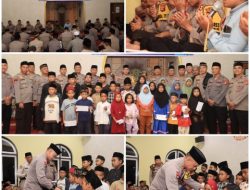 Polres Loteng Munajat Kan Do’a, Bersama Anak Yatim di Malam Nisfu Sya’ban
