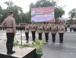 Polres Loteng Gelar Sertijab Wakapolres Dan PJU, AKBP Eko: Secepatnya Susaikan Diri Dengan Tugas Baru