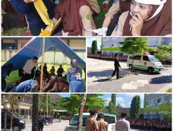 Semarak HKBN, MAN 1 Loteng Gelar Simulasi Bencana Gempa