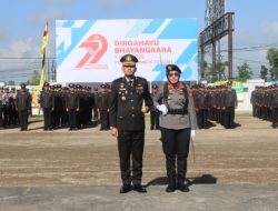 Hari Bhayangkara ke-79, Kapolres Loteng Berikan Panggung Polwan Jadi Perangkat Upacara