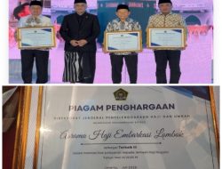 Kanwil Kemenag NTB, Sabet Piagam Terbaik Tiga Dalam Penyelenggaraan Haji 1446 H
