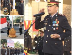 Polres Loteng Gelar Upacara Peringatan HUT RI Ke-80