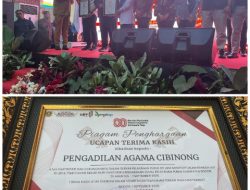 Hadirkan Inovasi Baru, PA Cibinong Sabet Penghargaan Dari Bupati Bogor