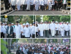 Jalan Sehat Sambut Hultah Ke-90 Madrasah NWDI, 40 Ribu Peserta Padati Kota Mataram