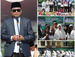 Semarak HSN 2025 NTB di Loteng, Ribuan Santri Padati Lapangan Umum Desa Penujak