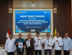 Pengundian Calon Rektor Unram, Prof Sukardi Kantongi Nomor Urut 1