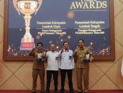 Pemkab Loteng Raih Penghargaan PTLRHP Tertinggi Dari BPK RI NTB