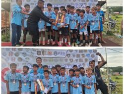 Dari Liga PSSI U 12, Club SSB Praya Barat Juara Tiga
