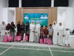 Ketua DWP Kanwil Kemenag NTB, Santuni Anak Yatim di Acara Safari Ramadhan Kemenag NTB di Loteng