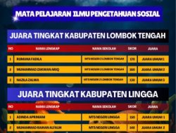 Santri MTsN 2 Loteng, Sapu Bersih Podium Juara OCEANS’S 2026
