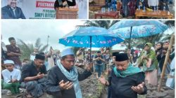 Peduli Pendidikan H. Lalu Hadrian, Letakkan Batu Pertama Pembangunan SMPI Riyadul Muhklisin