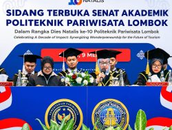 Satu Dekade Mengabdi, Politeknik Pariwisata Lombok Perkuat Komitmen Cetak SDM Pariwisata Unggul