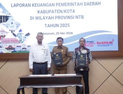 14 Kali Berturut-Turut, Pemda Loteng Sabet WTP Dari BPK RI