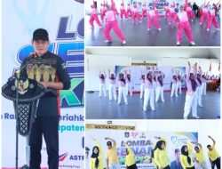 Wabup Loteng Buka Lomba Senam Ala KLPI