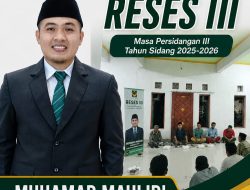 Reses di 6 Titik, Ini Permintaan Konstituen M. Maulidi di Dapil 3