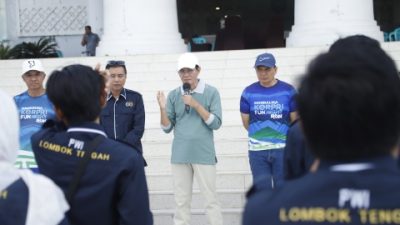 Lepas 23 Kontingen PWI Loteng, Wabup Optimis Pulang Dengan Juara