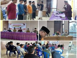 Semurti Sumpah Panitia Pilkades Sukaraja Praya Timur Loteng