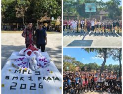 Ditaburi Hadiah dan Moment Bersejarah, MPLS 2026 di SMKN 1 Praya Ditutup