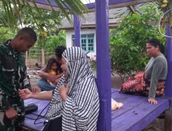 Jumat Sehat, Bakes Denma Brigif TP 31/PS Berikan Pelayanan Kesehatan Gratis Bagi Warga Calabai