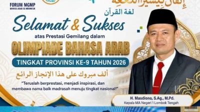 Dari Madrasah Untuk Dunia, MAN 1 Loteng Sukses Amankan Podium Juara di OBA NTB
