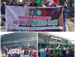 Aipda Tsurayya Lepas Rombongan Karnaval Ponpes Darul Muhibbin NW Mispalah Praya