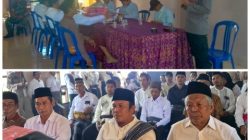 Polsek Pratim, Kawal Pendaftaran Amir Hamzah di Pilkades Sukaraja